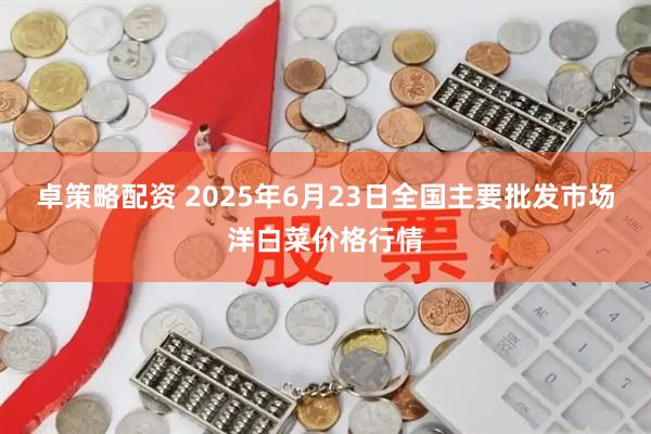 卓策略配资 2025年6月23日全国主要批发市场洋白菜价格行情