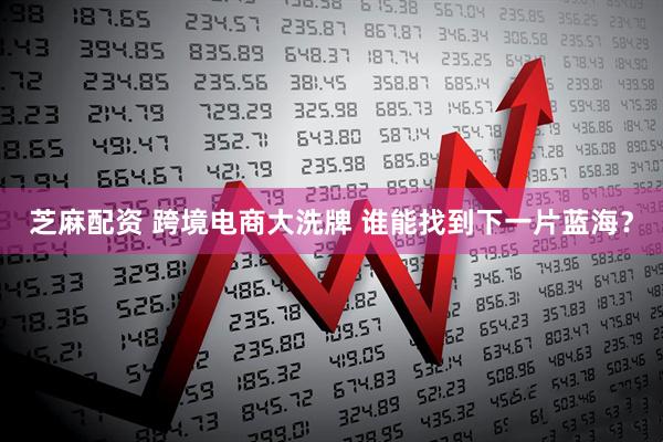 芝麻配资 跨境电商大洗牌 谁能找到下一片蓝海？